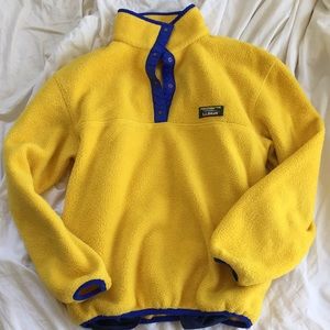 Yellow Quarter 1/4 Zip jacket